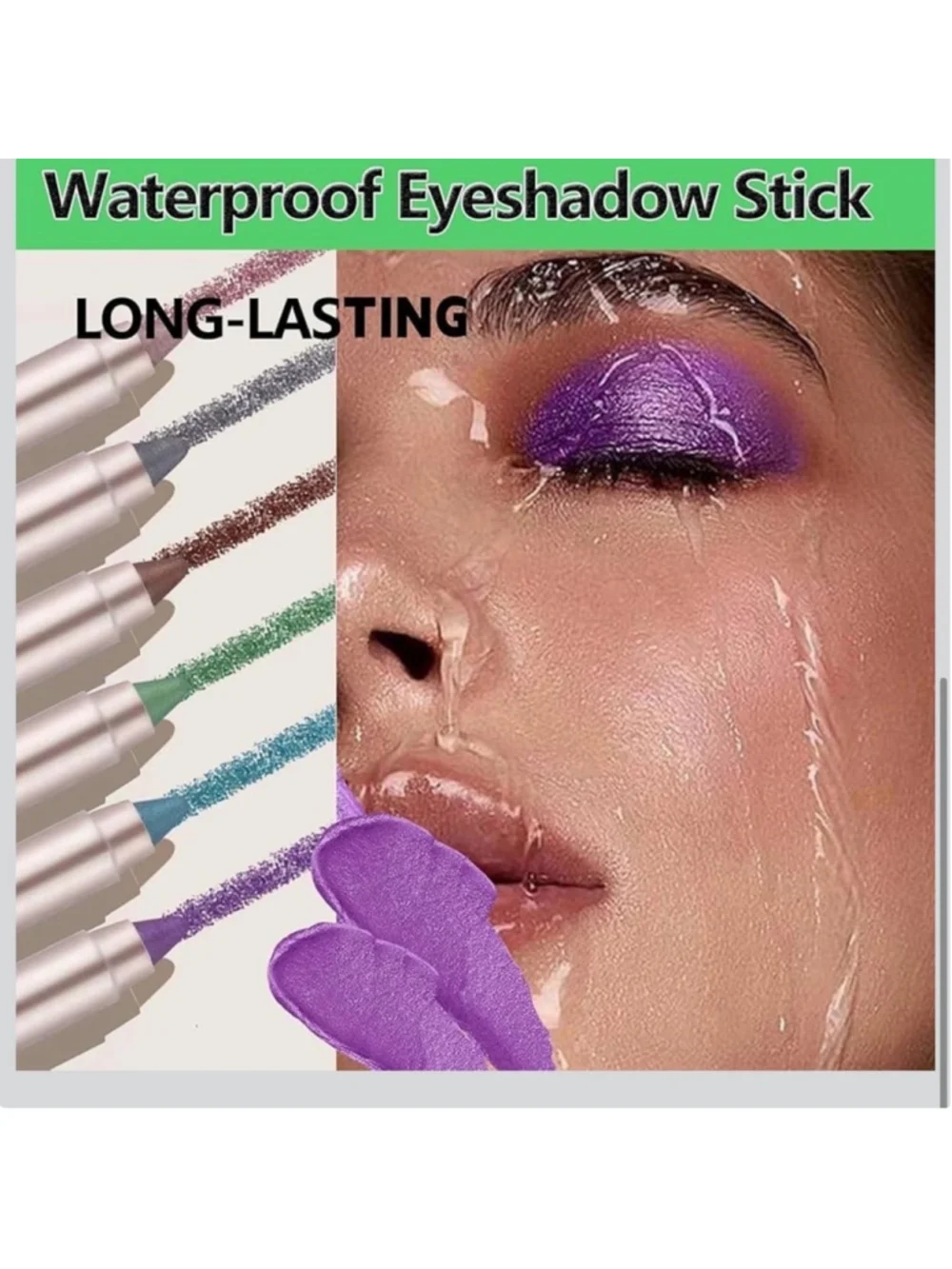 NEW 2 Blendable Creamy eyeshadow Eye Brightener Stick Waterproof Pencil Liner
